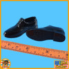 ZY Shoes - Brogue Shoes (Black) #5 - 1/6 Scale