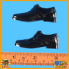 ZY Shoes - Brogue Shoes (Black) #5 - 1/6 Scale