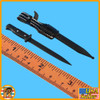 Jurgen German Mine Detector - Metal Knife & Sheath - 1/6 Scale