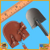 Jurgen German Mine Detector - Shovel (Wood & Metal) - 1/6 Scale