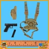 Brigade of Gurkhas - Pistol & Leg Holster - 1/6 Scale Part - Easy Simple