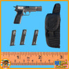 British SAS Gunner - Browning HP Pistol - 1/6 Scale Part - Damtoys