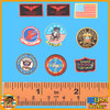 US Navy F-14 Pilot - Patches Set #2 - 1/6 Scale