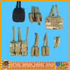FSB Alpha Team Leader R - Carrier Vest & Pouch Set #3 - 1/6 Scale