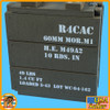 FPAC001 - 60mm Mortar Round Crate & Tubes - 1/6 Scale