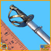 Captain Nathan 7th Cavalry - Metal Sword & Scabbard #1 - 1/6 Scale
