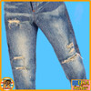 Gunslinger Hell Dominator - Tattered Blue Jean Pants - 1/6 Scale