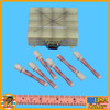 M24 Stick Grenade Case Set (Tan) 2036A  - 1/6 Scale