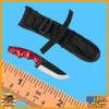 CQB Tactical Agent (Red) - Dagger & Sheath #1 - 1/6 Scale