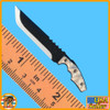 CQB Tactical Agent (Gold) - Knife (Metal) #2 - 1/6 Scale