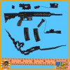 CQB Tactical Agent (Gold) - HK416 Rifle Set - 1/6 Scale