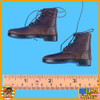 US Ranger Rifle Man - Leather Boots (for Feet) - 1/6 Scale