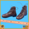 US Ranger Rifle Man - Leather Boots (for Feet) - 1/6 Scale