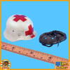 Groger German Medic - Metal Helmet (Red Cross) - 1/6 Scale