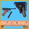 Nordland Panzergrenadier 1945 - Luger Pistol & Holster - 1/6 Scale