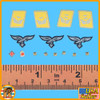 Erich Hartman Luftwaffe Pilot - Patches Set #2 - 1/6 Scale