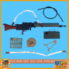 Arthur WWI German Gunner - MG08 Machine Gun Set (Metal) - 1/6 Scale Part - DID