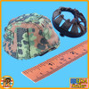 Otto MG42 Gunner - Metal Helmet w/ Cover - 1/6 Scale -