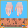 Pink Bunny Girl - Female Hands Set w Polish - 1/6 Scale Part - TBLeague