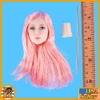 Pink Bunny Girl - Head w/ Pink Hair & Moving Eyes - 1/6 Scale Part - TBLeague