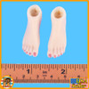 Pink Bunny Girl - Female Regular Feet w/ Polish #1 - 1/6 Scale Part - TBLeague