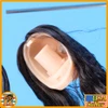 Black Bunny Girl - Head w/ Black Hair & Moving Eyes - 1/6 Scale Part - TBLeague