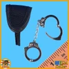 Male Los Angeles SWAT - Metal Handcuffs & Pouch - 1/6 Scale Part - Easy Simple