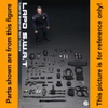 Male Los Angeles SWAT - Metal Handcuffs & Pouch - 1/6 Scale Part - Easy Simple