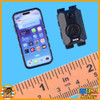 Male Los Angeles SWAT - Cell Phone & Body Cam - 1/6 Scale Part - Easy Simple