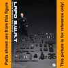 Female Los Angeles SWAT - Black T Shirt (Female) - 1/6 Scale Part - Easy Simple