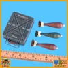 Jakob German GD Officer - Mortar Rounds x3 & Metal Case - 1/6 Scale Part - DID