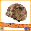 Desert Wolf PLA - Camo Helmet - 1/6 Scale -