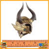 Knight of Fire (Gold) - Helmet - 1/6 Scale -