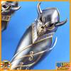 Knight of Fire (Silver) - Leg Armor #2 - 1/6 Scale -