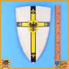 Dragon Knight - Metal & Wood Shield - 1/6 Scale -