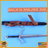 ST John's Knight - Metal Sword & Sheath - 1/6 Scale -