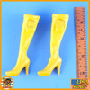 GI JOE Scarlett - Yellow Tall Boots - 1/6 Scale -
