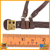 Soviet NKVD Officer - Leather Belt & Straps - 1/6 Scale -