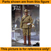 WWII 1944 Ronan-do - Leather Boots (for Feet) - 1/6 Scale -