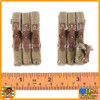 Wilhelm Afrika Korps - MP Ammo Pouches - 1/6 Scale -