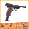 Wilhelm Afrika Korps - Walther Pistol & Holster - 1/6 Scale -