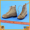 Jian Jun Chinese Army - Boots (for Feet) - 1/6 Scale -