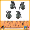 Mountain Warrior - Frag Grenades x4 - 1/6 Scale Part - Mini Times
