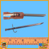 WWII 1936 Tokyo - Metal Bayonet - 1/6 Scale -