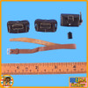 WWII 1936 Tokyo - Leather Belt & Pouches - 1/6 Scale -