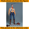 Happy Cowboy - Boots w/ Spurs (for Pegs) - 1/6 Scale -