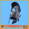 Female Spartan Army (Black) - War Helmet - 1/6 Scale -