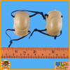 Special Forces Team - Tan Knee Pads #2 - 1/6 Scale -