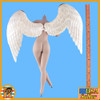 Aset Goddess of Magic (White) - Seamless Body w/ Wings *READ* - 1/6 Scale -