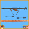 Ryan 101st Airborne - Bazooka Set (Metal & Wood) - 1/6 Scale -